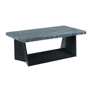 Beckley Coffee Table Complete in Dark Marble Top