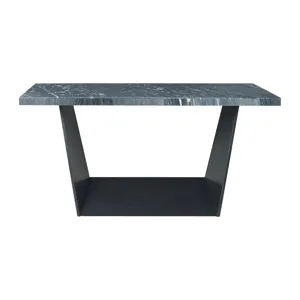 Beckley Counter Table in Dark Marble Top