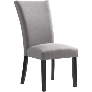 Beckley Side Chair W/Dark Grey Linen No Nailhead (2 Per Pack)