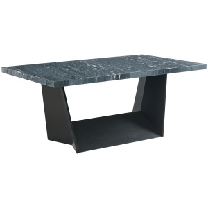Beckley Dining Table in Dark Marble Top