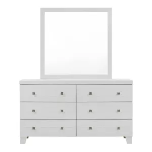 Belinda Dresser and Mirror in White