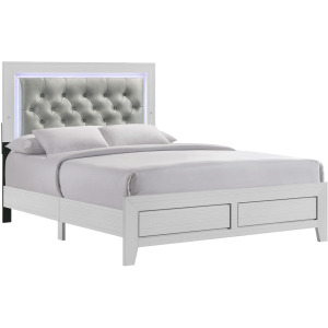 Belinda Full Bed in White
