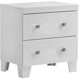 Belinda Night Stand in White