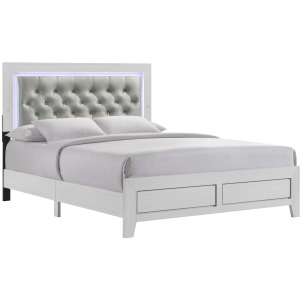 Belinda Queen Bed in White