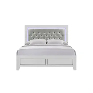Belinda Queen Bed in White