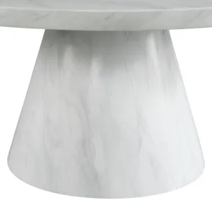 Bellini Oval Coffee Table Complete in White