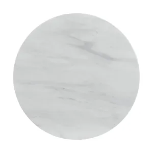 Bellini Round Occasional End Table Complete in White