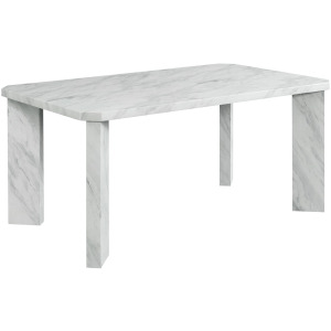 Bellini Rectangle Dining Table Complete in White