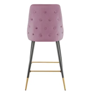 Ben Bar Stool (D6239-1) in Broadway Blush (2 Pcs Per Carton) (ISTA3 packaging)