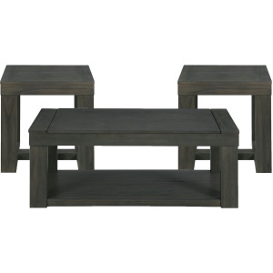 Benton Occasional Three Table Set W/Lift Top Coffee Dark finish