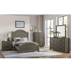 Beverley 5-Drawer Chest in Mocha Grey