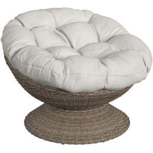 Blanco Swivel Chair in Brown