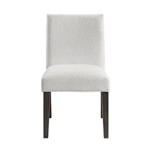 Breckenridge 36\"H Upholstered Dining Side Chair with White Cotton in Black (2 Per Carton)