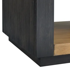 Breckenridge End Table in Light Oak & Black