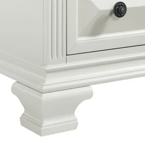 Bridgestone Dresser and Mirror Set in Antique White