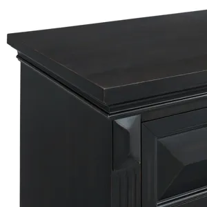 Bridgestone Dresser and Mirror Set in Black