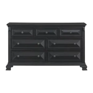 Bridgestone 7-Drawer Dresser in Black