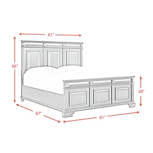 Bridgestone King Panel Bed in Black