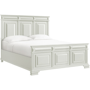 Bridgestone King Panel Bed in Antique White