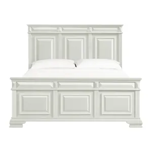 Bridgestone King Panel Bed in Antique White