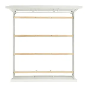 Bridgestone King Panel Bed in Antique White