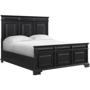 Bridgestone King Panel Bed in Black