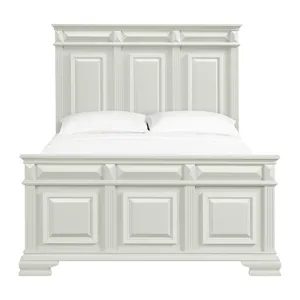 Bridgestone Queen Panel Bed in Antique White