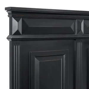 Bridgestone Queen Panel Bed in Black