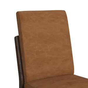 Brisbane Dining Side Chair with Bozeman Brown PU in Brown (2 Per Carton)