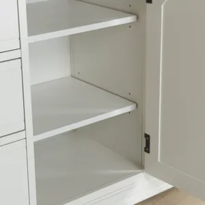 Brook White Dresser & Mirror Set