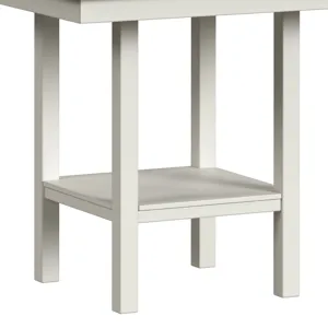 Brooks 5PC Counter Set with Table and 4 UPH Seat & Wood Back Chairs in Medium Brown & White