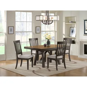 Broyhill Harley Dining Table with 18\" Butterfly Leaf in Black