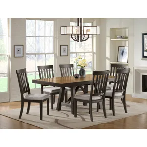 Broyhill Harley Dining Table with 18\" Butterfly Leaf in Black