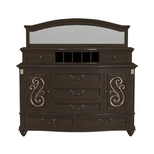 Brunswick Hutch and Server in Mahogany
