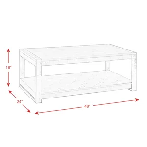 Caesar Occasional Coffee Table w/Lift Top