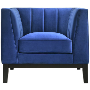 Calais Chair in Marine Dark Blue