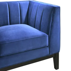 Calais Sofa in Marine Dark Blue