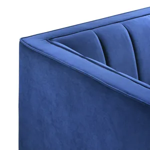 Calais Sofa in Marine Dark Blue