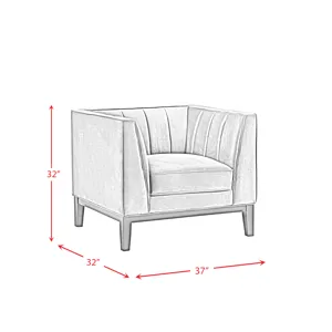 Calais Chair in Marine Ivory