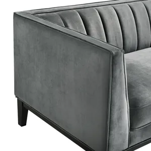 Calais Sofa In Marine Light Grey