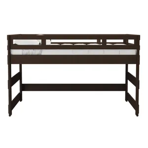 Cali Kids Complete Full Junior Loft Bed in Brown