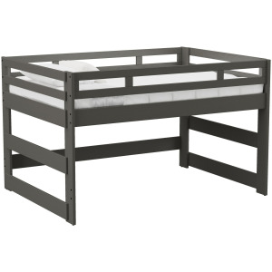 Cali Kids Complete Full Junior Loft Bed in Grey