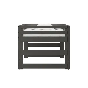 Cali Kids Complete Full Junior Loft Bed in Grey