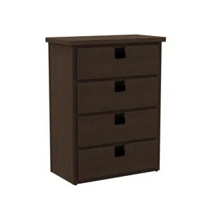 Cali Kids Four Drawer Chest in Brown