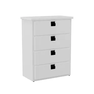 Cali Kids Four Drawer Chest in White