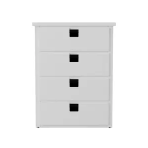 Cali Kids Four Drawer Chest in White
