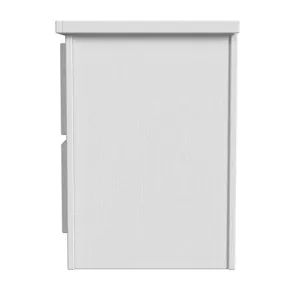 Cali Kids Two Drawer Nightstand in White