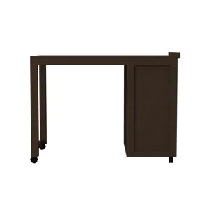Cali Kids Twin Junior Loft Roller Desk in Brown