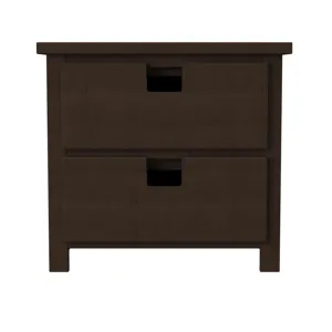 Cali Kids Two Drawer Nightstand in Brown