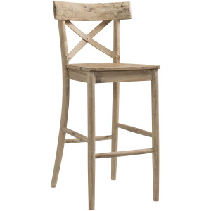 (D680-21) Callista- 30'' Barstool- Beach/Natural